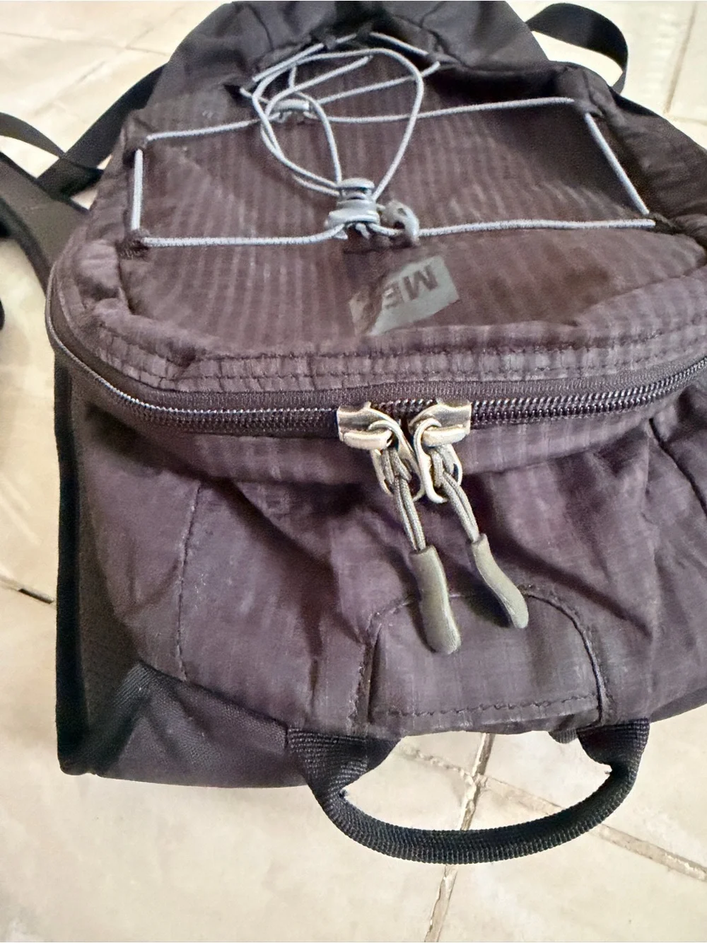 MEC Black Lightweight Daypack Hiking Backpack